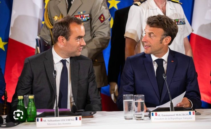 Lecornu e Macron - CorrierediComo.it