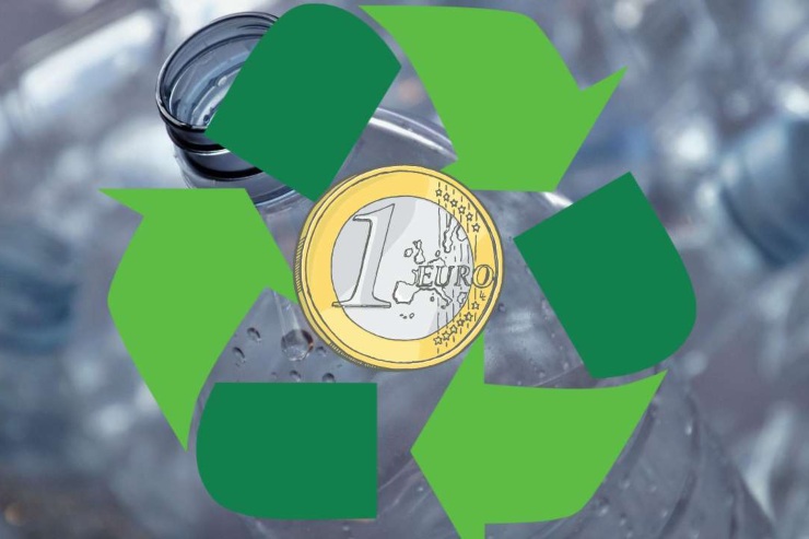 Bottiglie vuote in cambio di euro