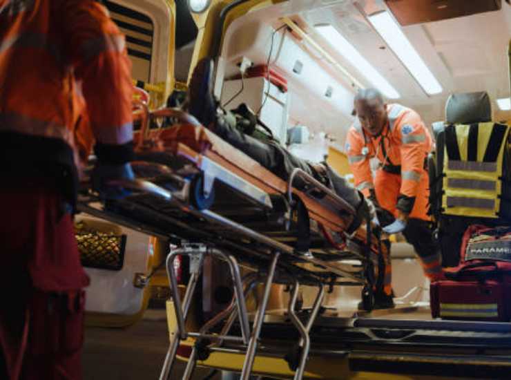 Ambulanza a Blevio