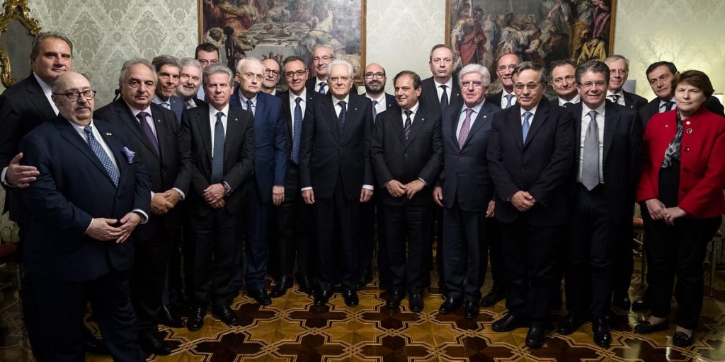Il presidente della Repubblica Sergio Mattarella incontra la Federazione nazionale dell’ordine dei medici chirurghi
