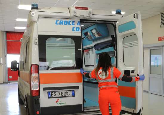 Incidente in Canturina a Senna Comasco: ferito motociclista 30enne
