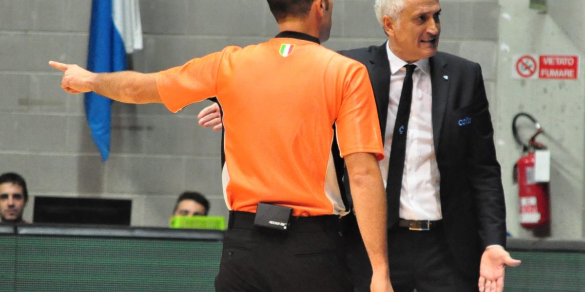 Coach Pancotto dopo la vittoria a Pesaro: «Non cambiamo obiettivo. Dobbiamo salvarci»