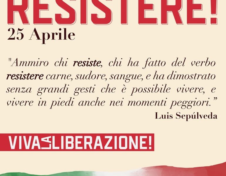 25 aprile: a Pesaro frase Sepulveda