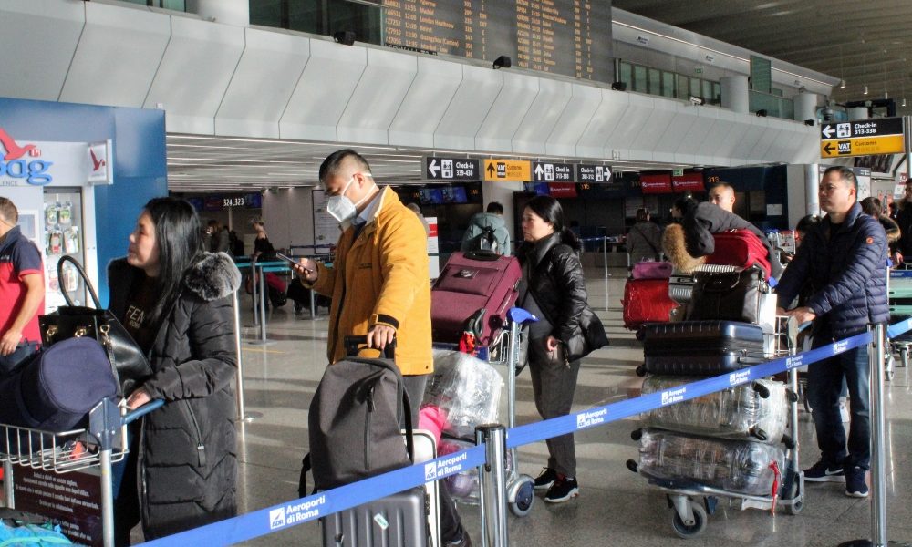 A Fiumicino controlli su volo da Wuhan