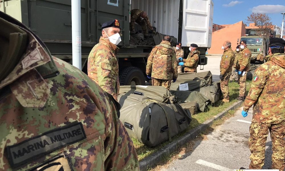 A Jesi ospedale da campo Marina Militare