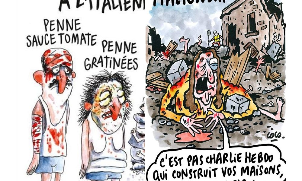 A Parigi processo a Charlie Hebdo per vignette su Amatrice