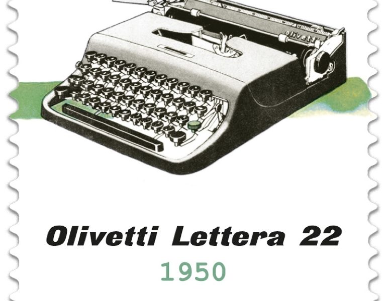 Adriano Olivetti e la ‘Lettera 22’ in francobollo