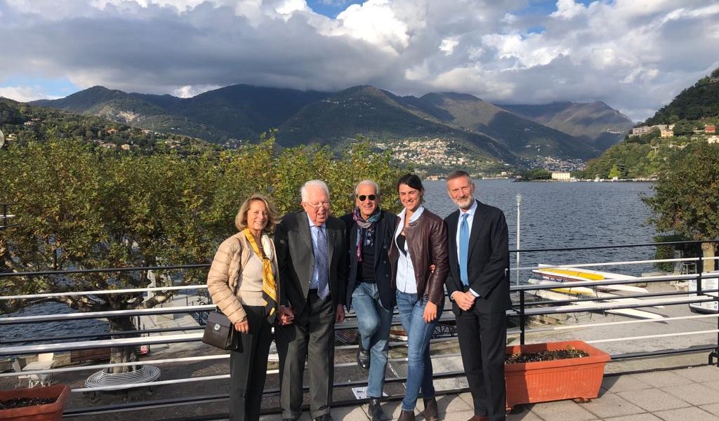 La visita prestigiosa: Alfredo Ambrosetti ospite alla Canottieri Lario