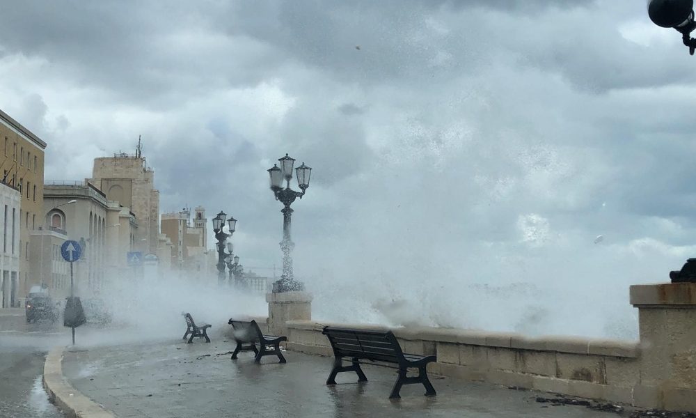 Allerta meteo,venti burrasca a centrosud