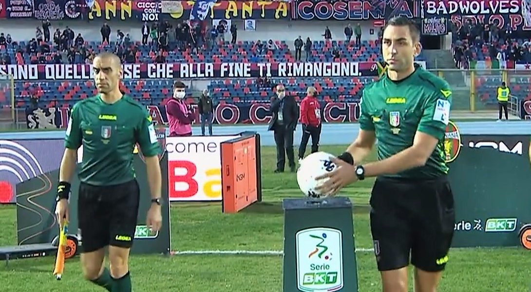L’arbitro Colombo “quarto uomo” nel match Torino-Sampdoria