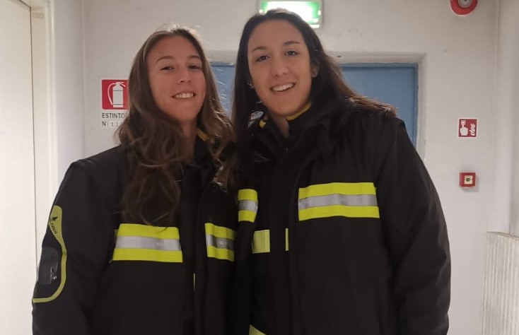 Arianna Noseda e Giorgia Pelacchi: la nuova vita da vigili del fuoco
