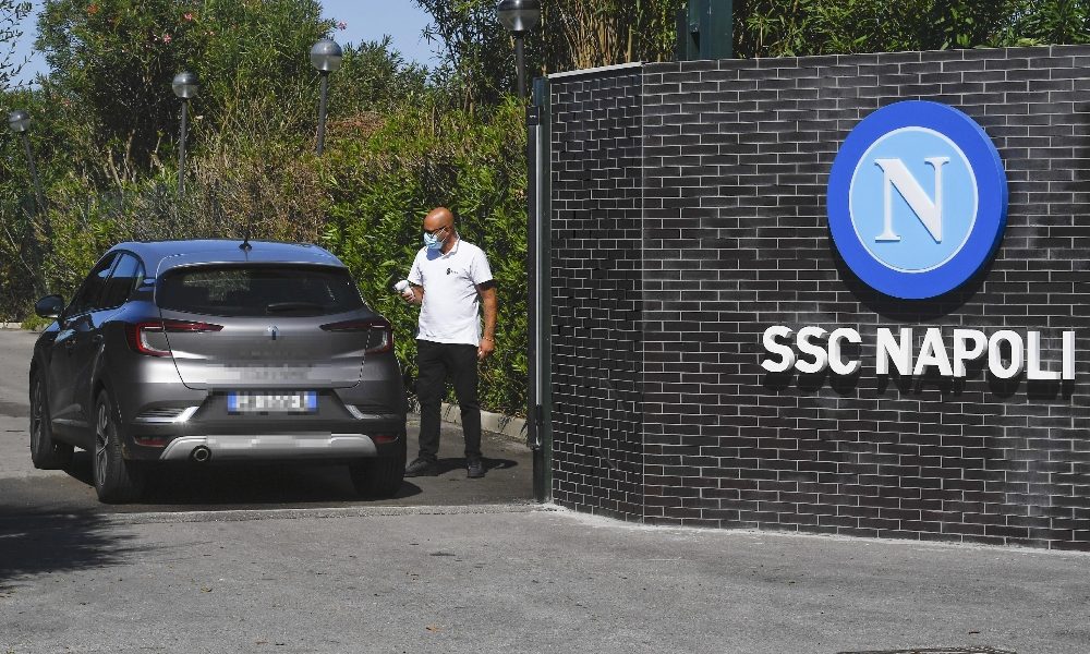 Asl, isolamento Napoli a Castel Volturno per allenarsi