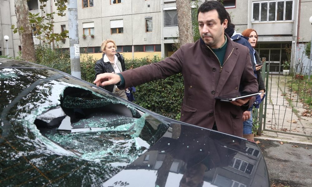 Assaltarono auto Salvini a Bologna, leader Lega tra i teste