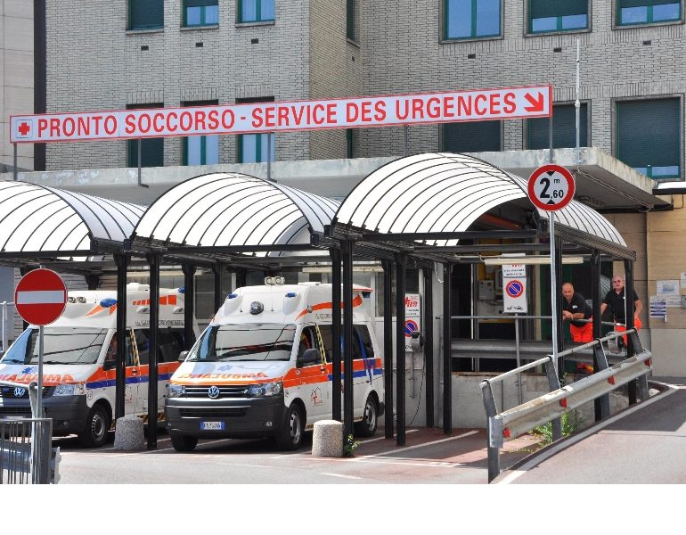Bambino di un anno ricoverato a Aosta