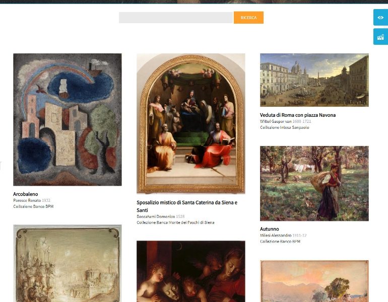 Banche e fondazioni collegano le loro raccolte d’arte online
