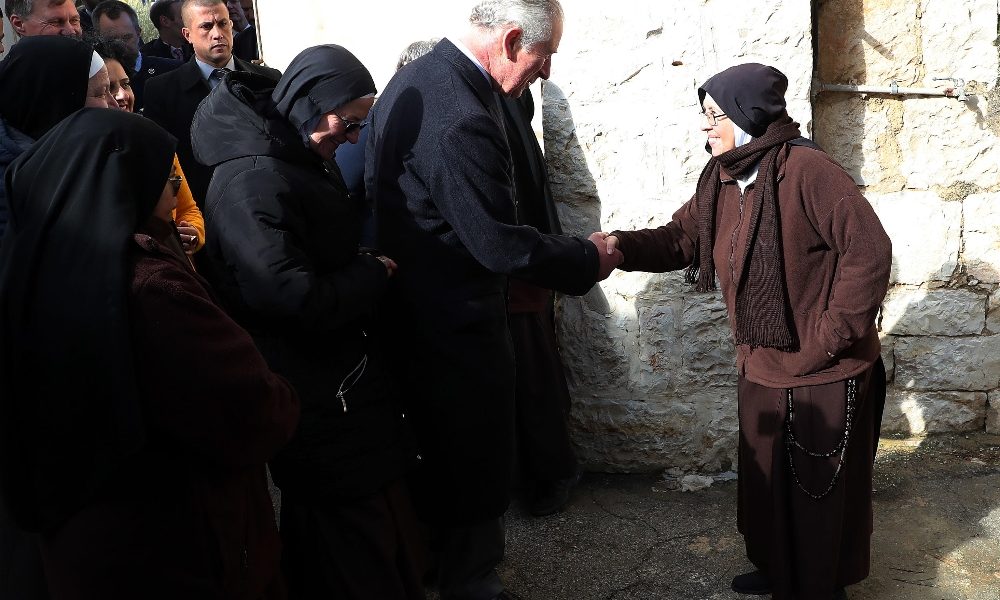 Betlemme: Carlo visita Chiesa Natività