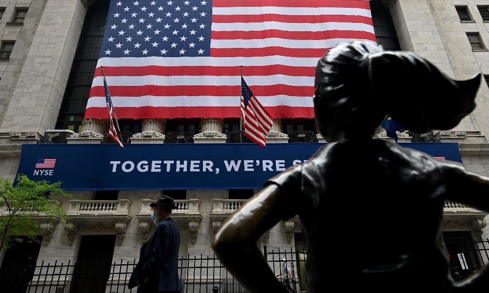 Borsa: Wall Street apre positiva, Dj +2,69%, Nasdaq +2,31%