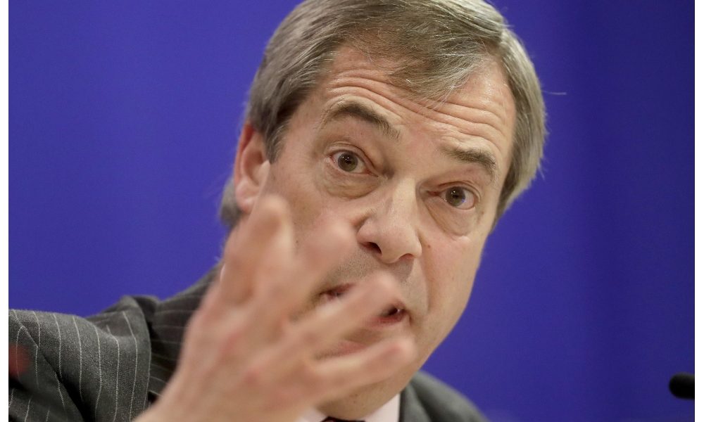 Brexit:Farage,come uscita da chiesa Roma