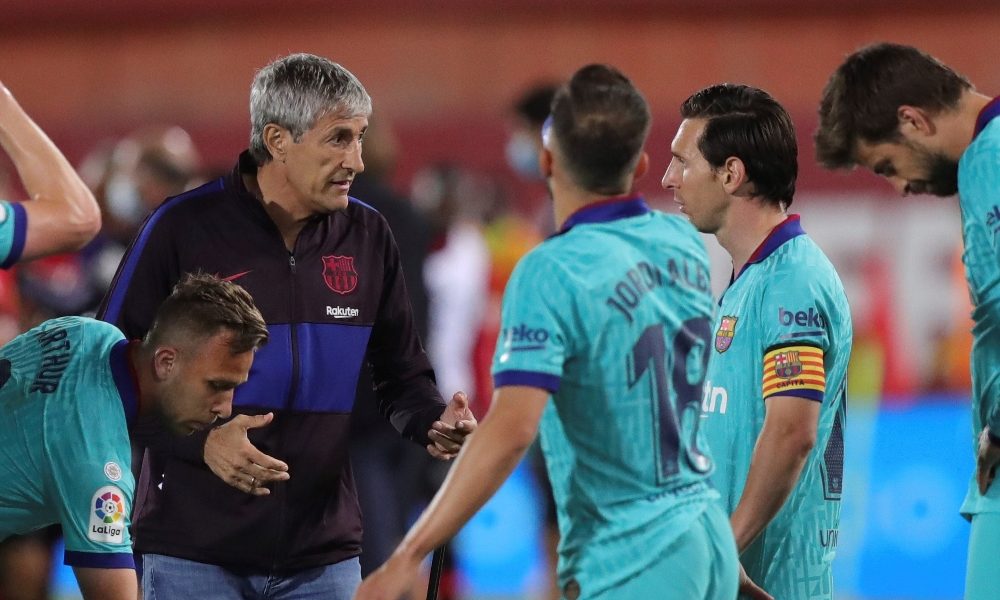 Calcio: Barcellona; Setien, “Var Real? Tutti hanno visto…”