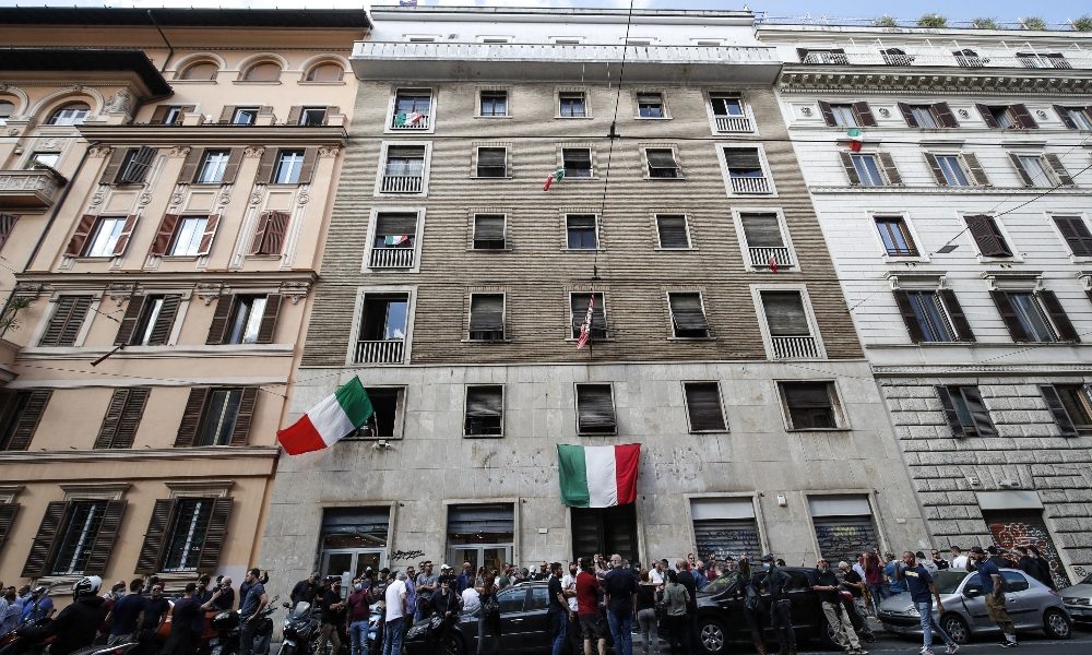 Casapound:notificato sequestro sede Roma