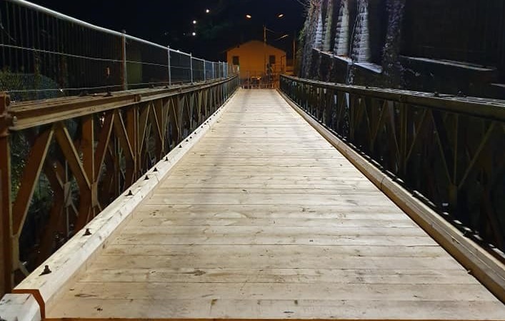 Mercoledì apre il ponte di Rovenna. «Esito positivo per le prove di carico»