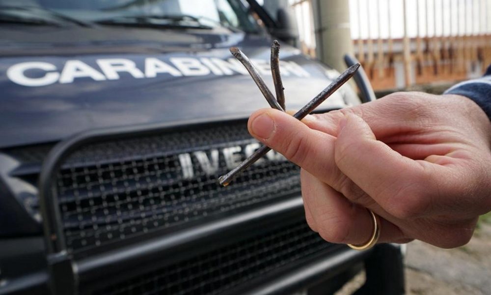 Chiodi in strada, denunciato gommista