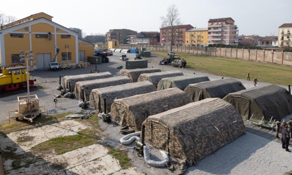 Collegato ospedale da campo Piacenza