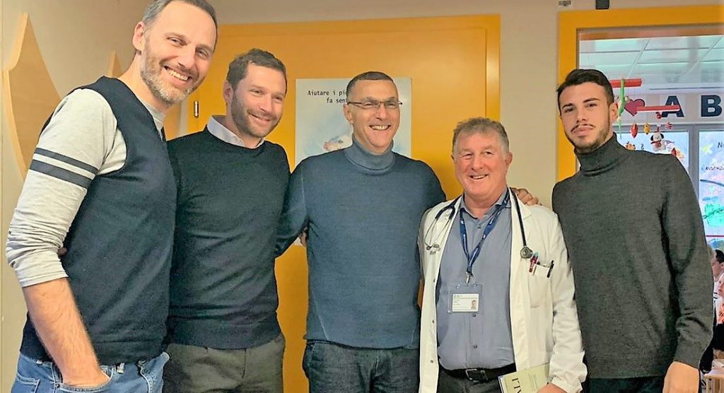 Il Como e lo “Zio” Bergomi a sostegno dei piccoli pazienti della Pediatria del Sant’Anna