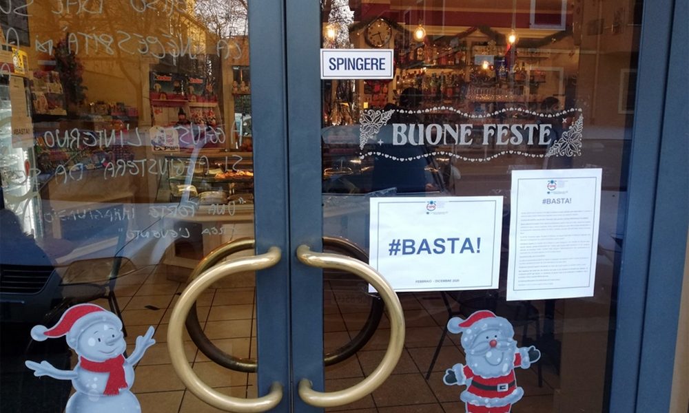 Confcommercio,nel 2020 oltre 300mila imprese in meno