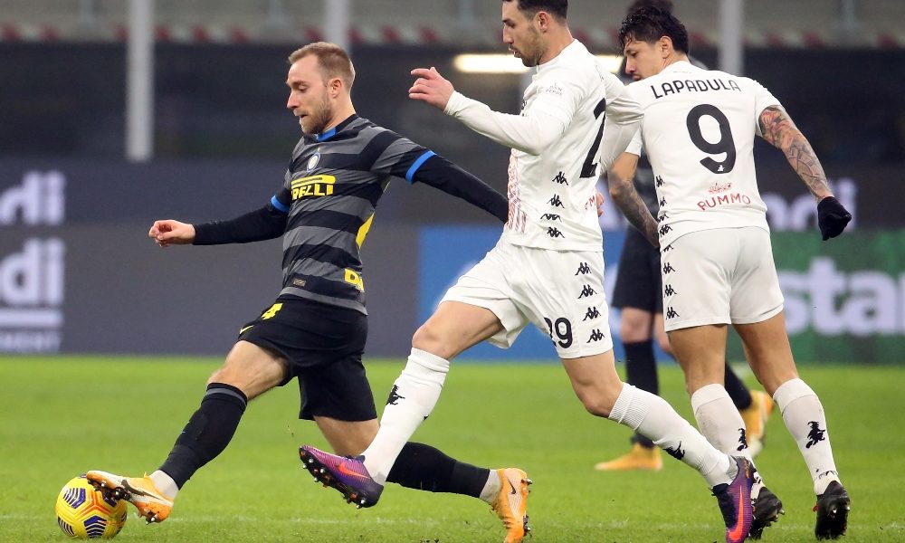 Coppa Italia:Conte, Eriksen? Lavoriamo per trovare soluzioni