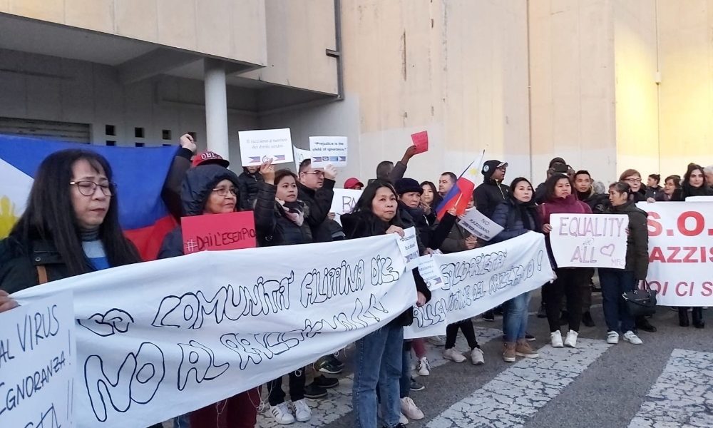 Coronavirus: corteo filippino picchiato