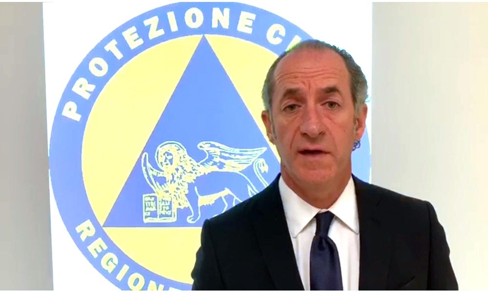 Coronavirus:Zaia per stralcio zona rossa