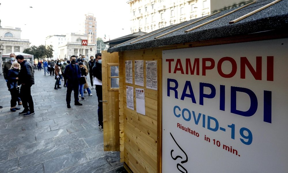 Covid: 5.335 positivi, 33 le vittime
