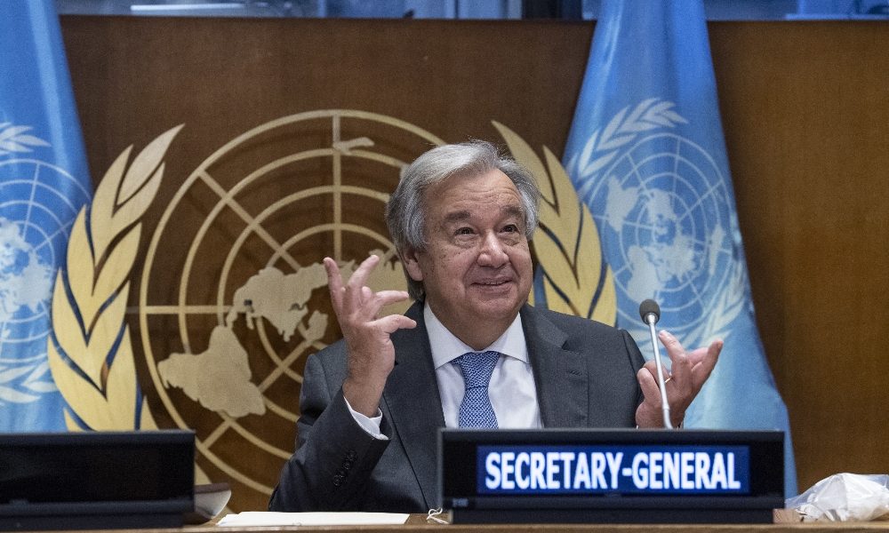 Covid: Guterres, serve copertura sanitaria universale