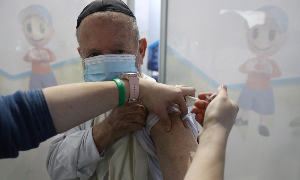 Covid: Israele, in quasi 800mila immunizzati con prima dose