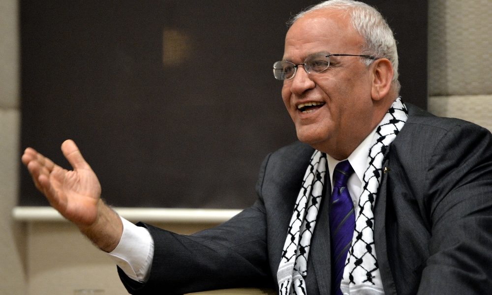 Covid: Olp, le condizioni di Erekat ‘restano stabili’