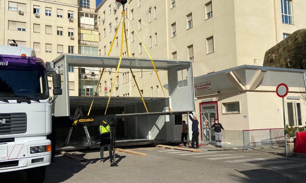 Covid: a Sassari un reparto “amovibile” al pronto soccorso