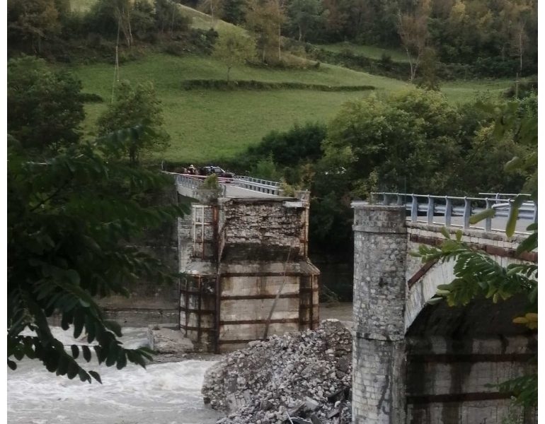 Crollo ponte: E-R, sei mesi per realizzarne uno provvisorio