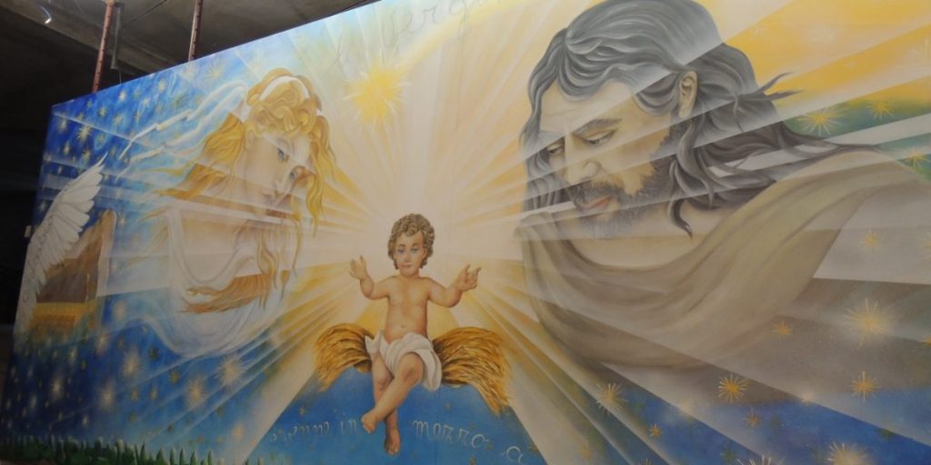 Gallani inaugura un’opera nella chiesa di Tavernerio