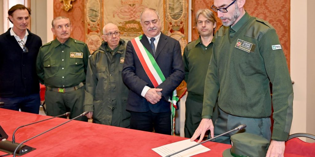 Ieri il giuramento delle nuove guardie ecologiche volontarie