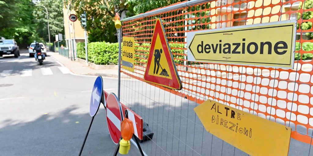 Lavori in via per Brunate, senso unico alternato