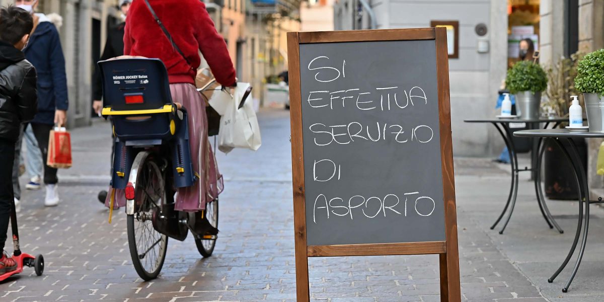 Blocchi a colori, la protesta di Confcommercio