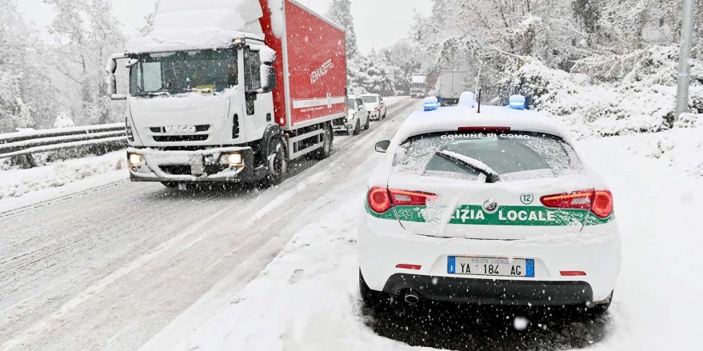 Neve, arriva l’ordinanza della Provincia di Como