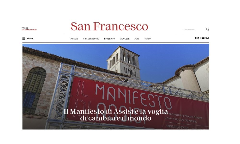 Da frati Assisi primo font della Chiesa