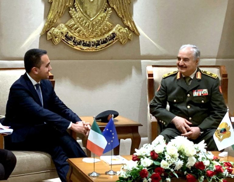Di Maio a Haftar, no a risposta militare