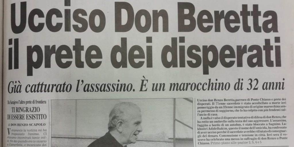 Il ricordo di Don Renzo Beretta. L’omicidio vent’anni fa