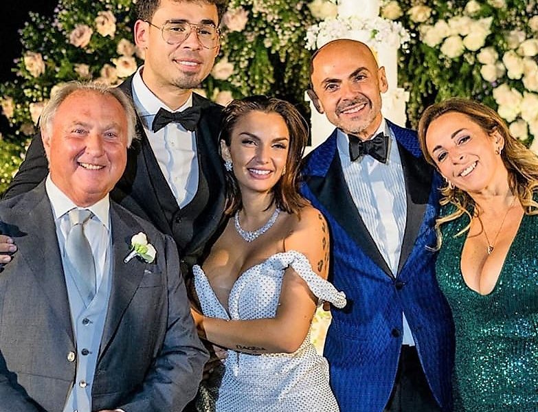 Nozze Lamborghini-Afrojack, nuove foto sui social: «ll giorno più bello della nostra vita»