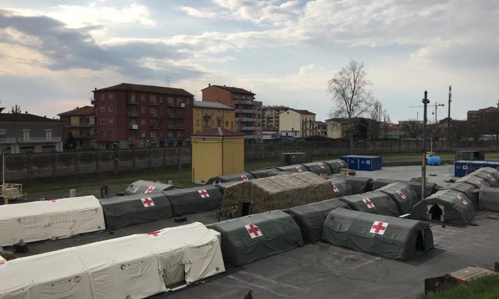 Esercito a supporto Ospedale Piacenza