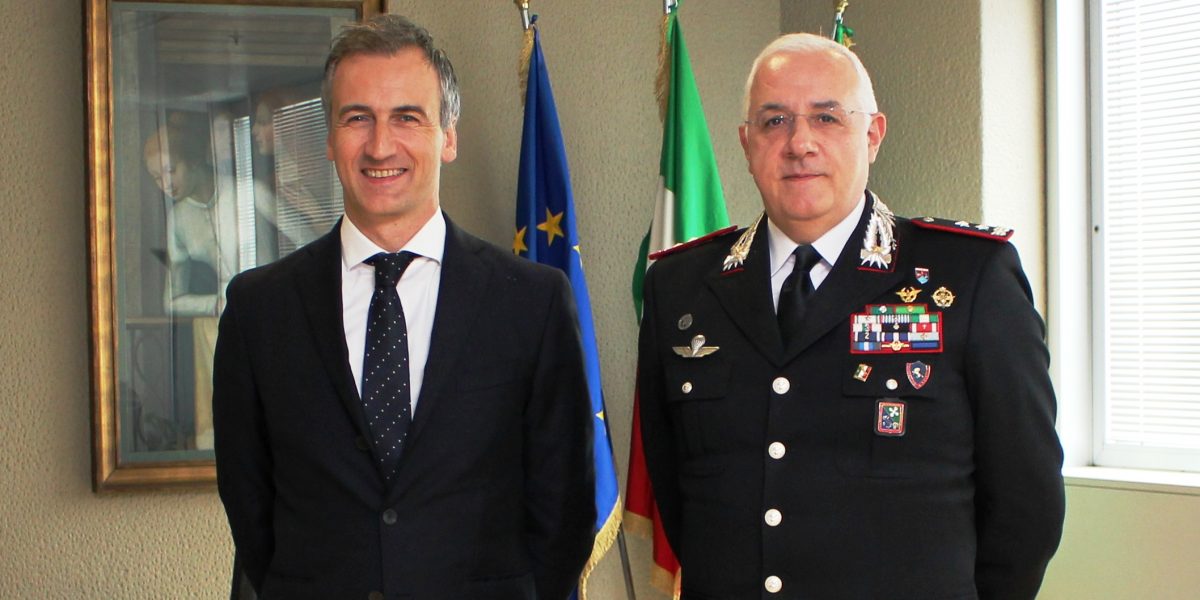 Regione: Fermi incontra il comandante del carabinieri