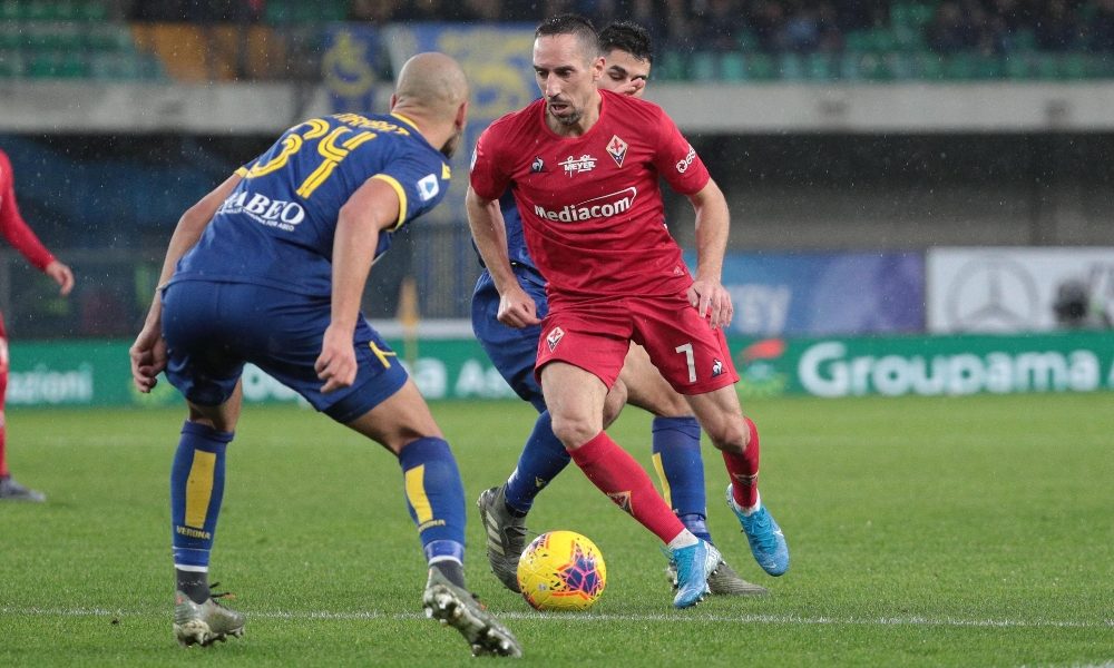 Fiorentina: Ribéry in gruppo, fra un mese il rientro